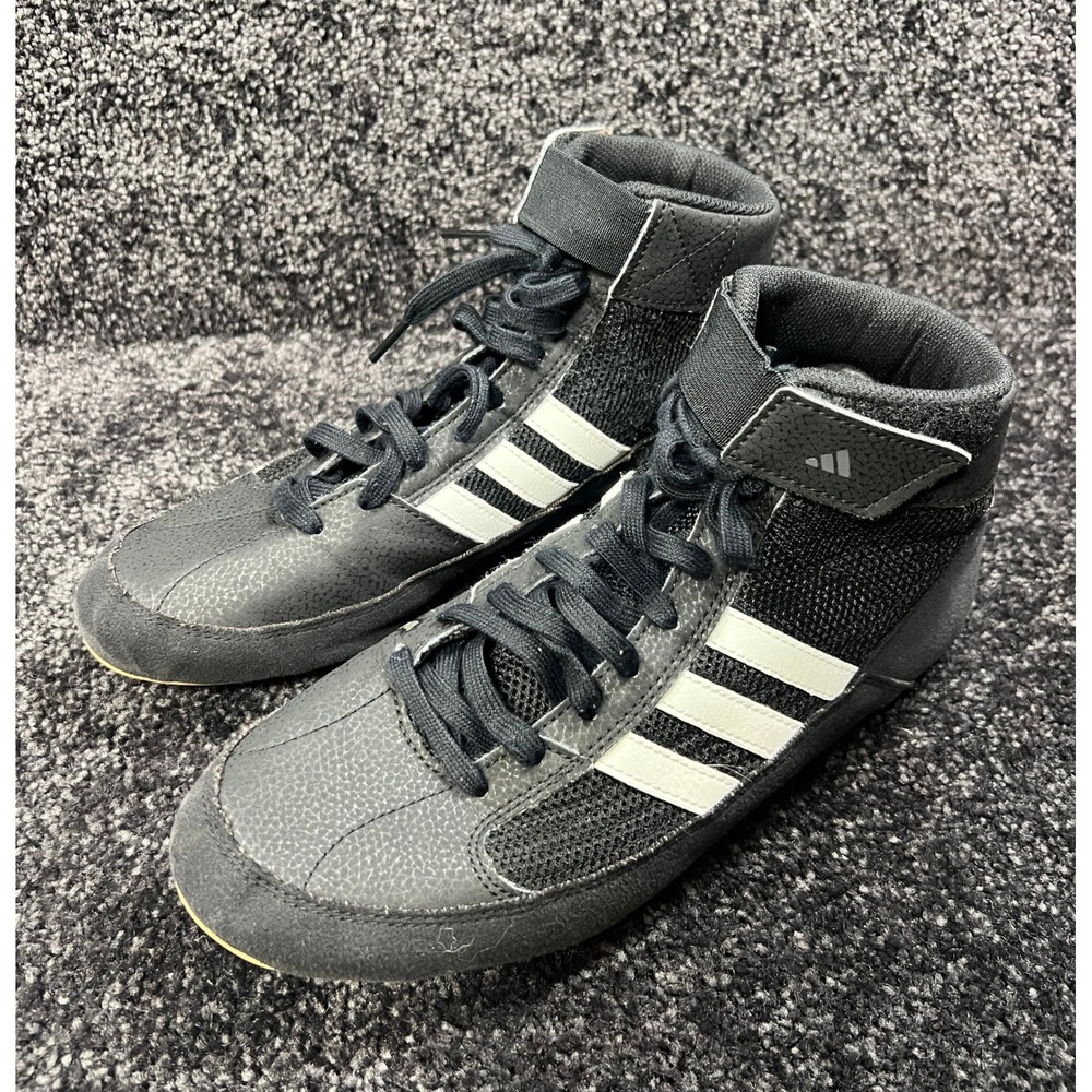 Adidas Wrestling Shoes Men's/Unisex Black High Top AAQ3325‎ Havoc Size 8